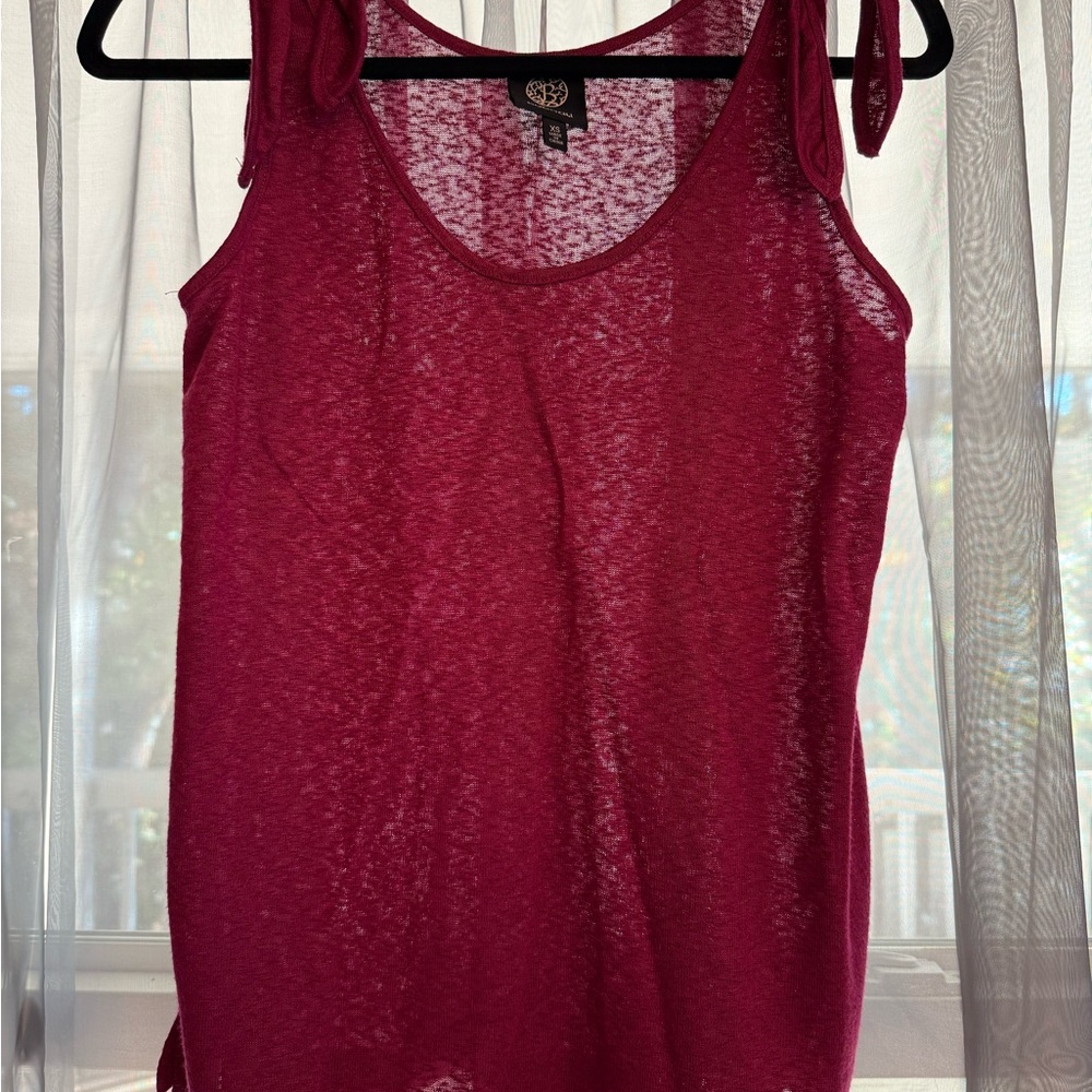 Bobeau Vibrant Red Camisole Top